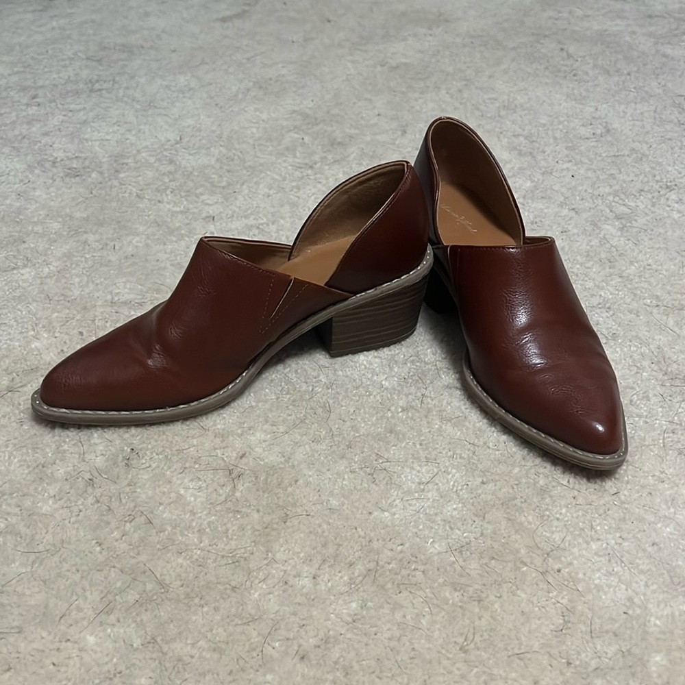 Brown loafers